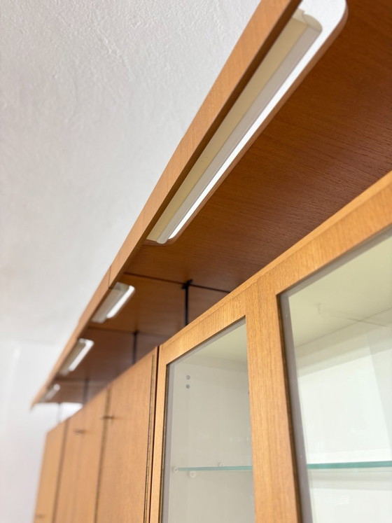 Image 1 of Omnia-plankensysteem, wandmeubel voor de woonkamer, wandplank van Ernst Dieter Hilker (1960)