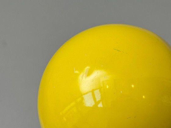 Image 1 of Set di 2 lampade da tavolo gialle Eclisse di Vico Magistretti per Artemide, Italia, anni '60