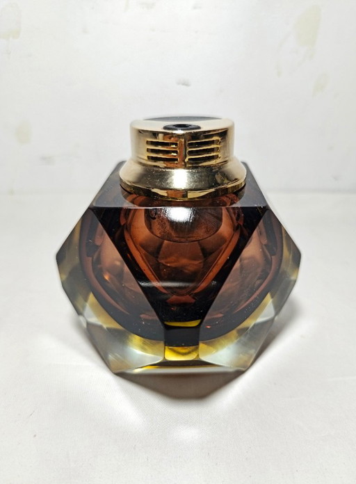 Briquet de table en verre de Murano. Italie, années 1970.