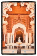 Drawing of a mosque in Malaysia. Mosque drawing. Mosque painting. Mozarabic art. Oriental architecture. Malaysian mosque.