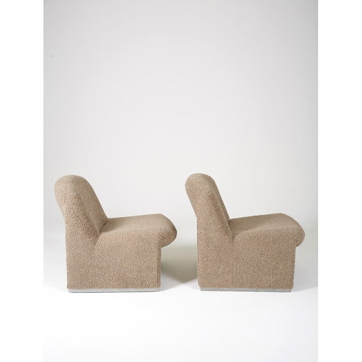 Pair of vintage Alky armchairs by Giancarlo Piretti for Artifort, 1970