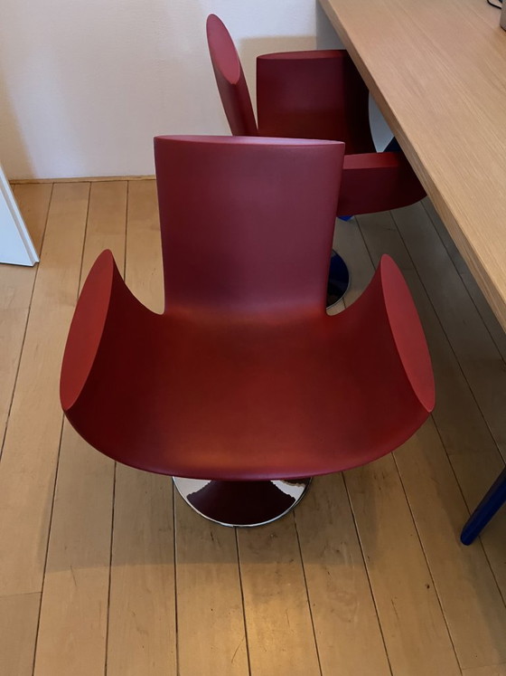 Noa Spider - Sintesi – Rood set eetkamerstoelen – Plastic (photo 4 of 5)