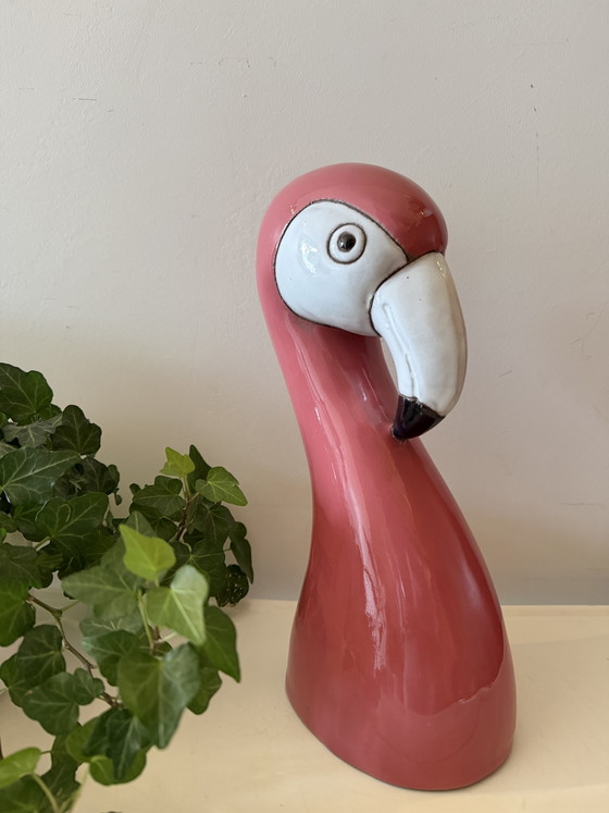 Image 1 of Flamingo-Statue aus den 1980er Jahren
