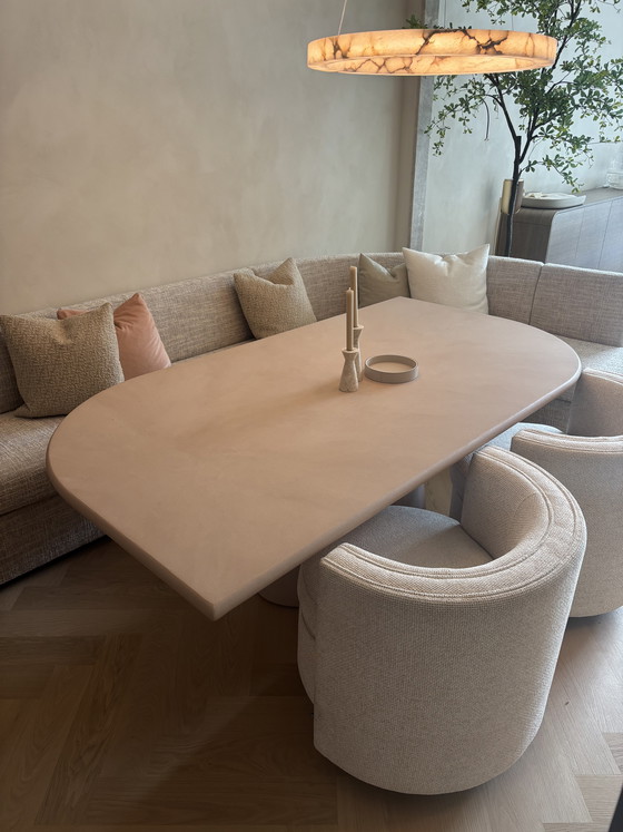 Image 1 of Plateau de table en plâtre L220 x l120 x P76 cm