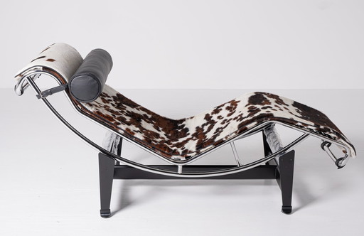 Cassina - Chaise Longue - LC4 - Charlotte Perriand, Le Corbusier, Pierre Jeanneret - Cuir, Acier