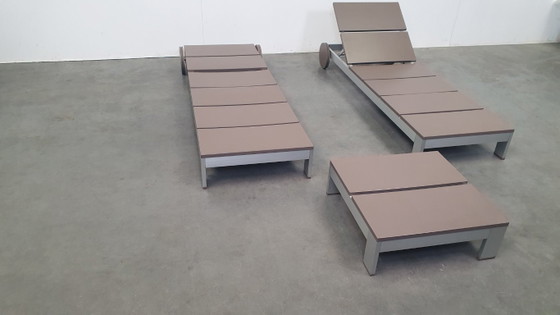 Na Xemena Ligbed Daybed Tafel Gandia Blasco Design Vintage – Eenpersoonsbedden, Aluminium (photo 14 of 17)