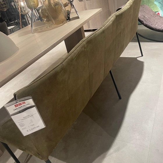 Image 1 of Eetbank + 3 Fauteuils Nadia