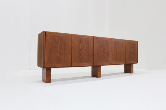 Image 1 of Vintage Mid Century large minimalist sideboard 1960s