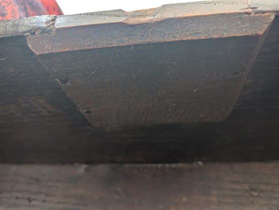 Image 1 of Coffre à couvertures ancien en chêne / XVIIe-XVIIIe siècle