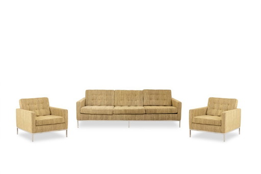 Florence Knoll, voor Knoll. Sofa en twee fauteuils. Jaren 60-70.