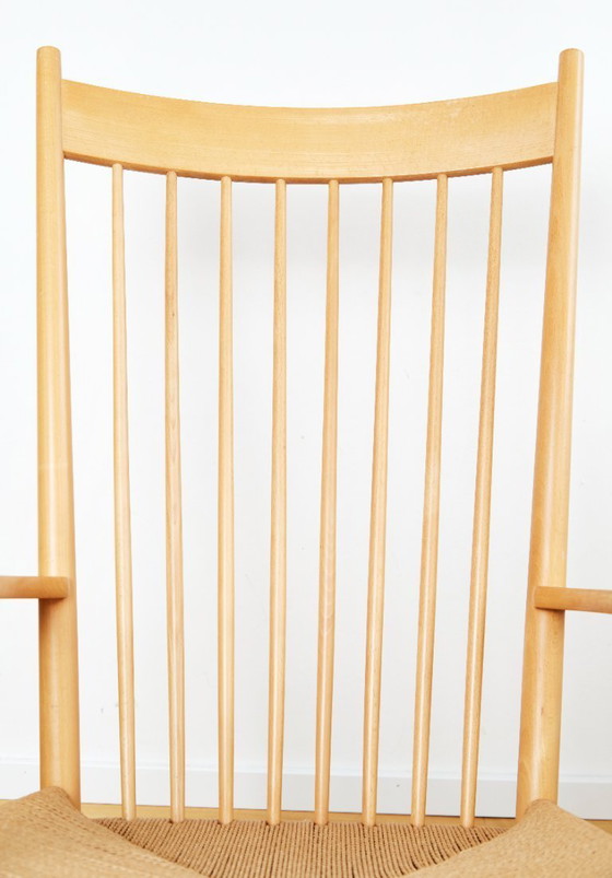 Image 1 of Rocking Chair J16 Vintage par Hans J. Wegner pour FDB Møbler