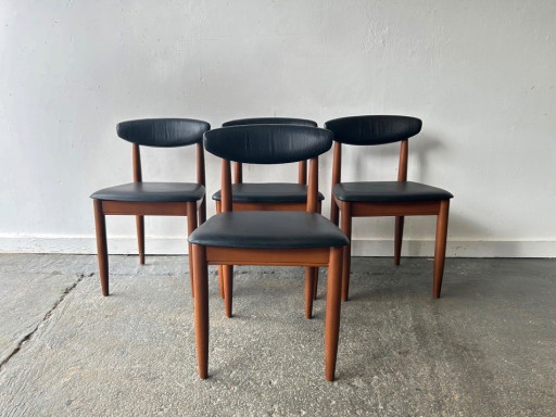 Ausziehbarer Esstisch von Schreiber im Mid-Century-Stil aus den 1960er/70er Jahren, 4 passende – eetkamerset (photo 2 of 12)