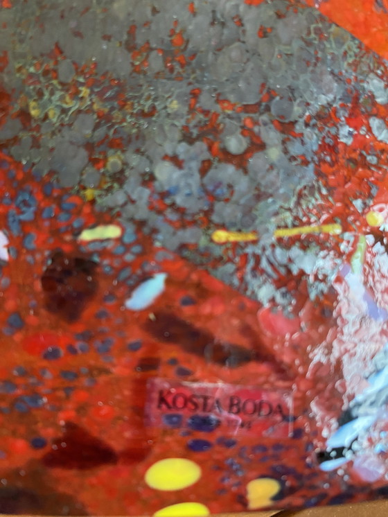 Image 1 of Kosta Boda vaas en schaal