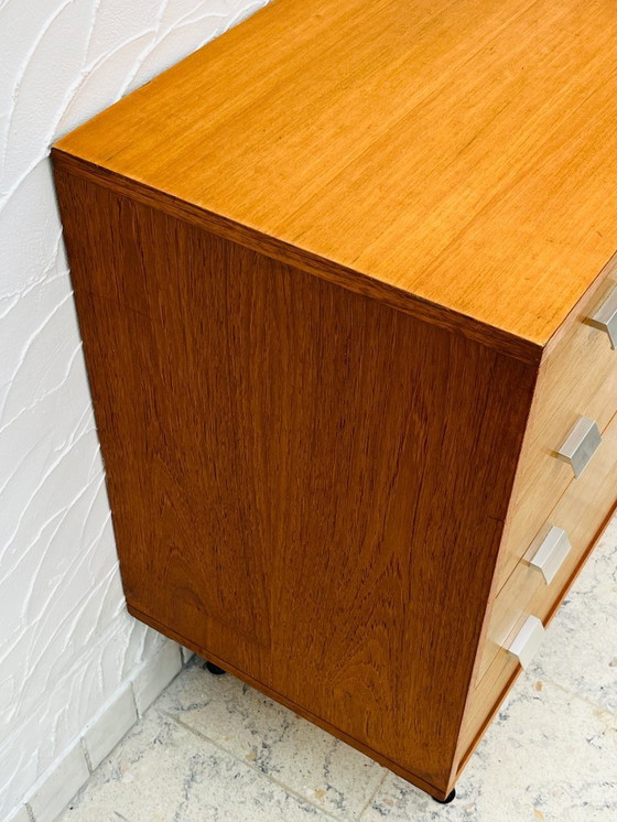 Image 1 of Vintage teakhouten commode met 4 lades, jaren 60 stijl, G-Plan