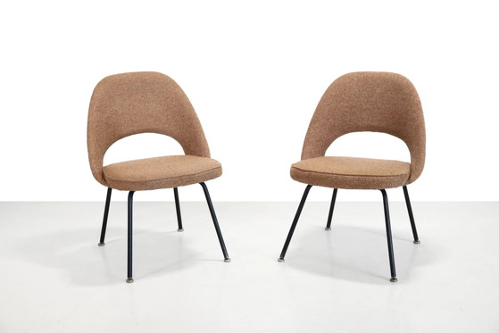 Vintage Eero Saarinen conference chairs model 72 for Knoll International – Dining chairs, Wool, Cotton (photo 3 of 5)