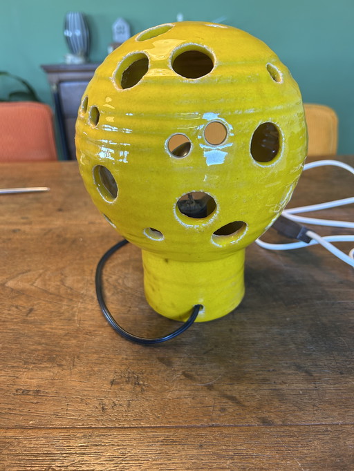 Staande Lamp Vintage Geel