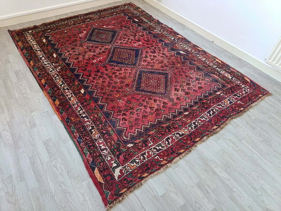 Image 1 of Handgemaakt Shiraz Perzisch tapijt