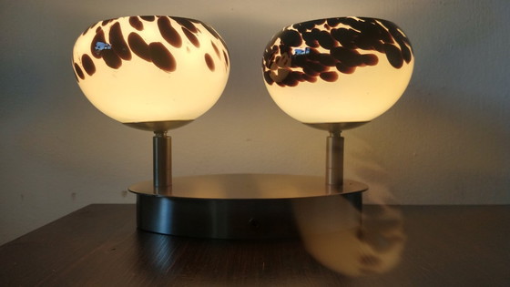 Image 1 of 2 x Massive lampen set metaal retro design