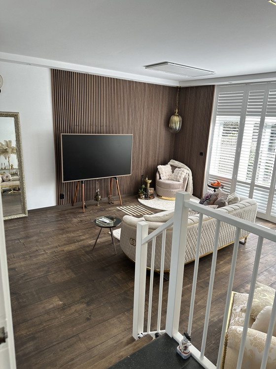 Sofà, Velluto, Beige (foto 5 di 6)