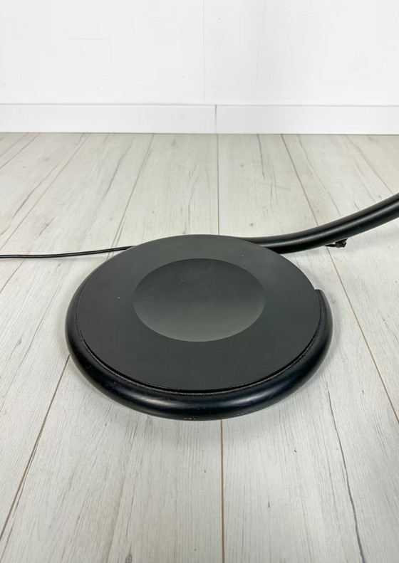 Image 1 of Lampada da terra vintage Serpente nero di Elio Martinelli per Martinelli Luce anni '60