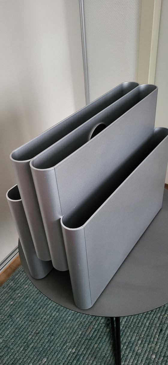Image 1 of Kartell magazine rack silver-grey