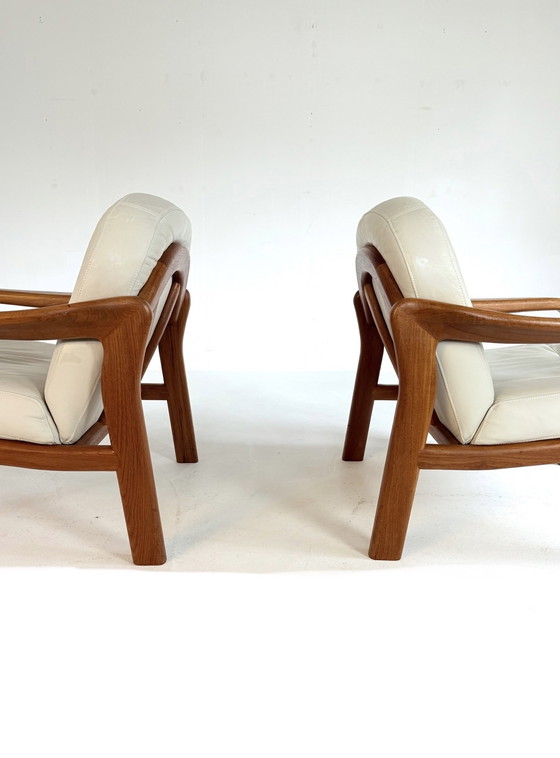 Image 1 of 2x vintage Deense fauteuil, Komfort '80