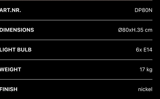 Image 1 of Delphinium Ceiling Lamp 80cm x 35cm