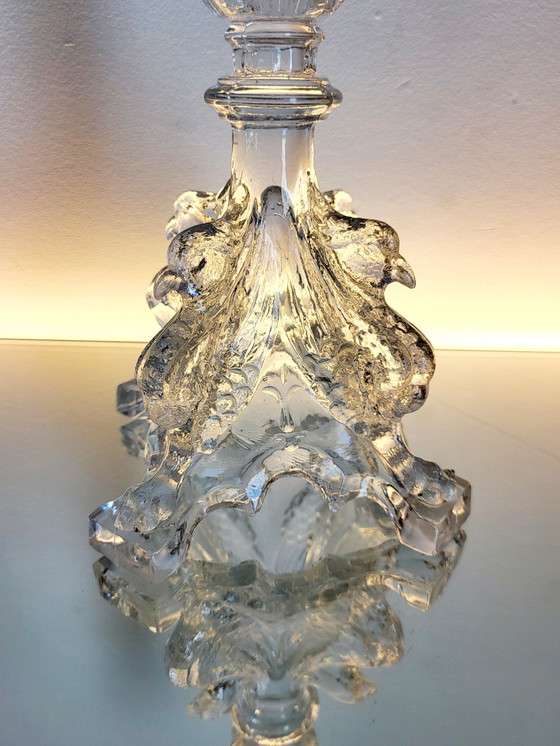 Image 1 of Val Saint Lambert, candelabra series Luxval, model Griffon, 1935, Belgium