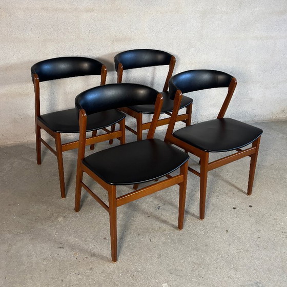 Image 1 of 4x dining chairs by SAX – Danish Vintage