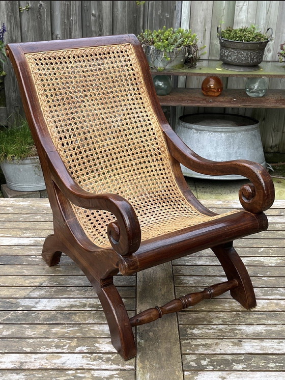 Image 1 of Chaise haute Campeche Veranda indonésienne