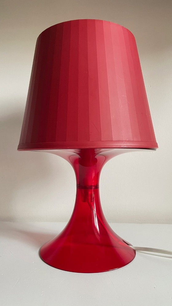Image 1 of Lampe Rouge Ikea Vintage