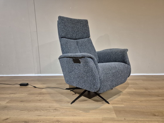 Image 1 of Modello da esposizione - Montel Oscar - Poltrona reclinabile - Tessuto - Blu