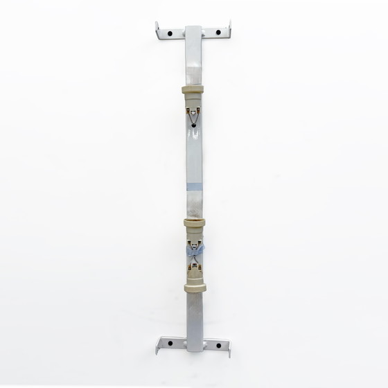 Image 1 of Paar moderne lichtgroene wandlampen van Murano glas