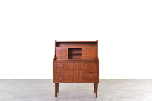 Mid-Century dänischer Teakholz Schreibtisch, 1960er Jahre.