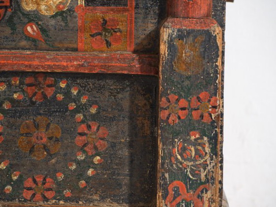 Antique painted chest (c.1870) #28 – Chest of drawers (photo 30 of 40)