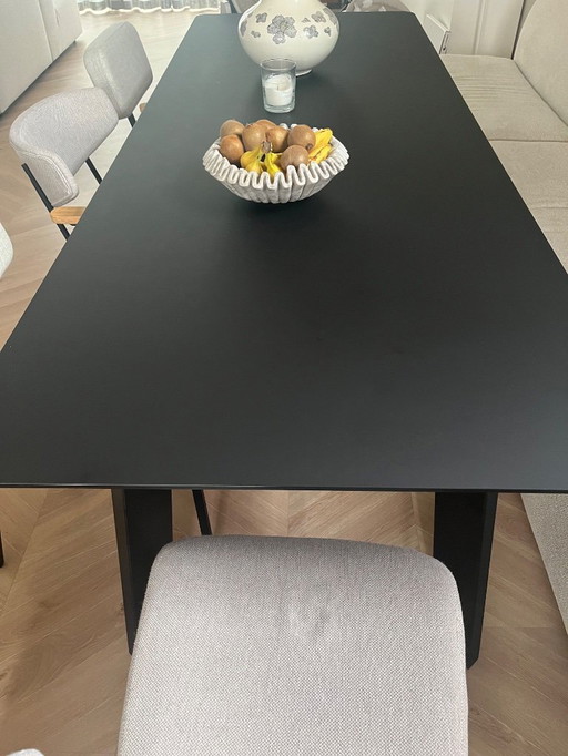 Studio HENK table 240x90 HPL Fenix ​​black