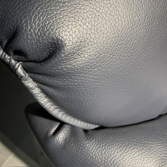Leolux Bora Bora 2-zits bank blauw – Banken, Leather (photo 4 of 4)