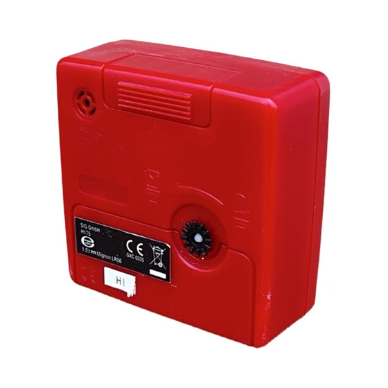 Image 1 of Small Red Electric Alarm Clock Elite Germany 80s