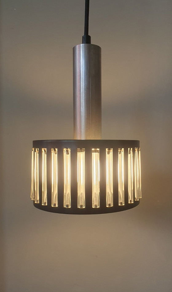 Image 1 of Lampada a sospensione vintage in stile Space Age di Schmahl & Schulz, design tedesco di metà secolo.