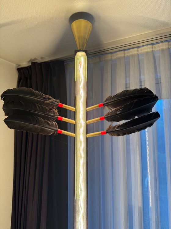 Rare Postmodern „Mithra“ Floor light, H. G. Schroll & S. Homeier, 1980s, Hans Gabriel Schroll & Stefan Homeier (photo 2 of 5)