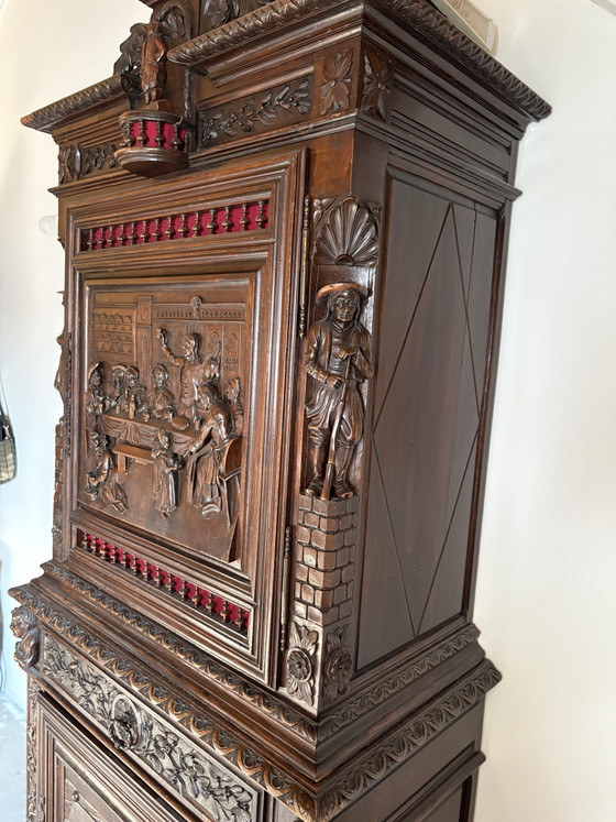 Image 1 of Breton 19th-Century Antique Cabinet