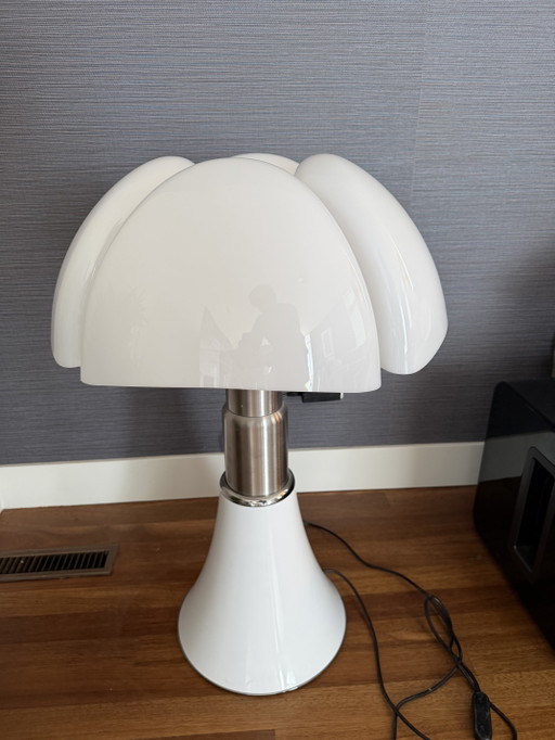 Martinelli Luce Pipistrello 620 – Gae Aulenti – Blanc – LED à intensité variable – decoratieve objecten, Aluminium, rvs
