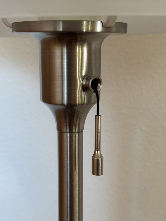 Image 1 of IKEA TALLBYN Design-Stehleuchte (2) | gebürstetes Chrom | Kabeldimmer (zusätzlich) | ca. 2000–2010