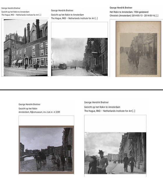 Image 1 of Amsterdam Rokin - Breitner Studie - M.H. Mackenzie