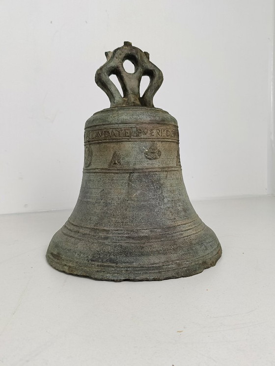 Image 1 of Great Antique bronze Church bell from 1679