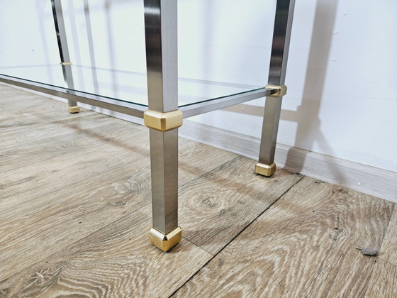 Hollywood Regency Konsolentisch – Metal, Chrome (photo 10 of 15)