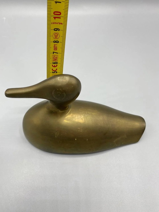 Canard sculpté en laiton massif de style Art déco – Sculptures, Brass, Art Deco (photo 6 of 6)