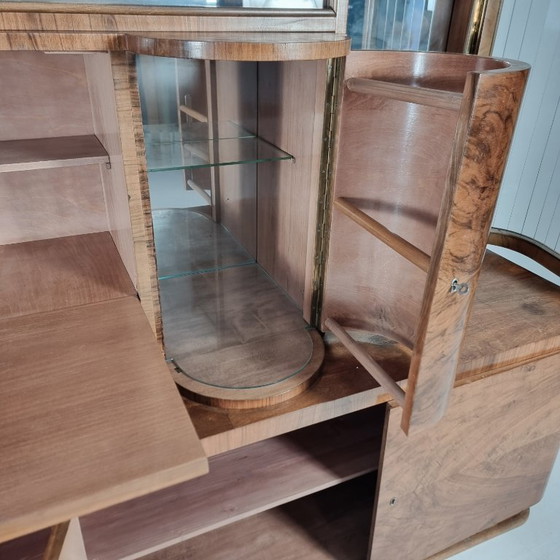 Art Deco Display Sideboard, 1940s – Wood (photo 4 of 12)