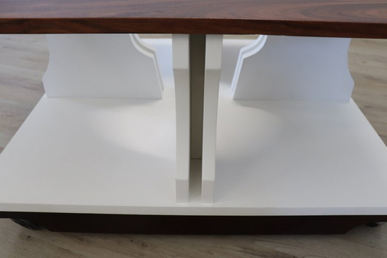 Image 1 of Zwei Farben Quadratischer Couchtisch, Italien 1970er