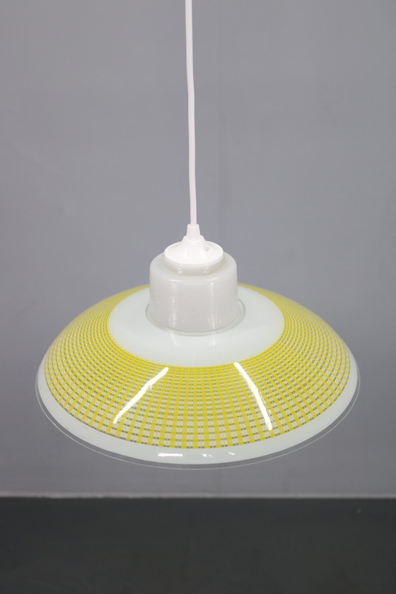 Image 1 of Lampada a sospensione in vetro anni '70, Cecoslovacchia